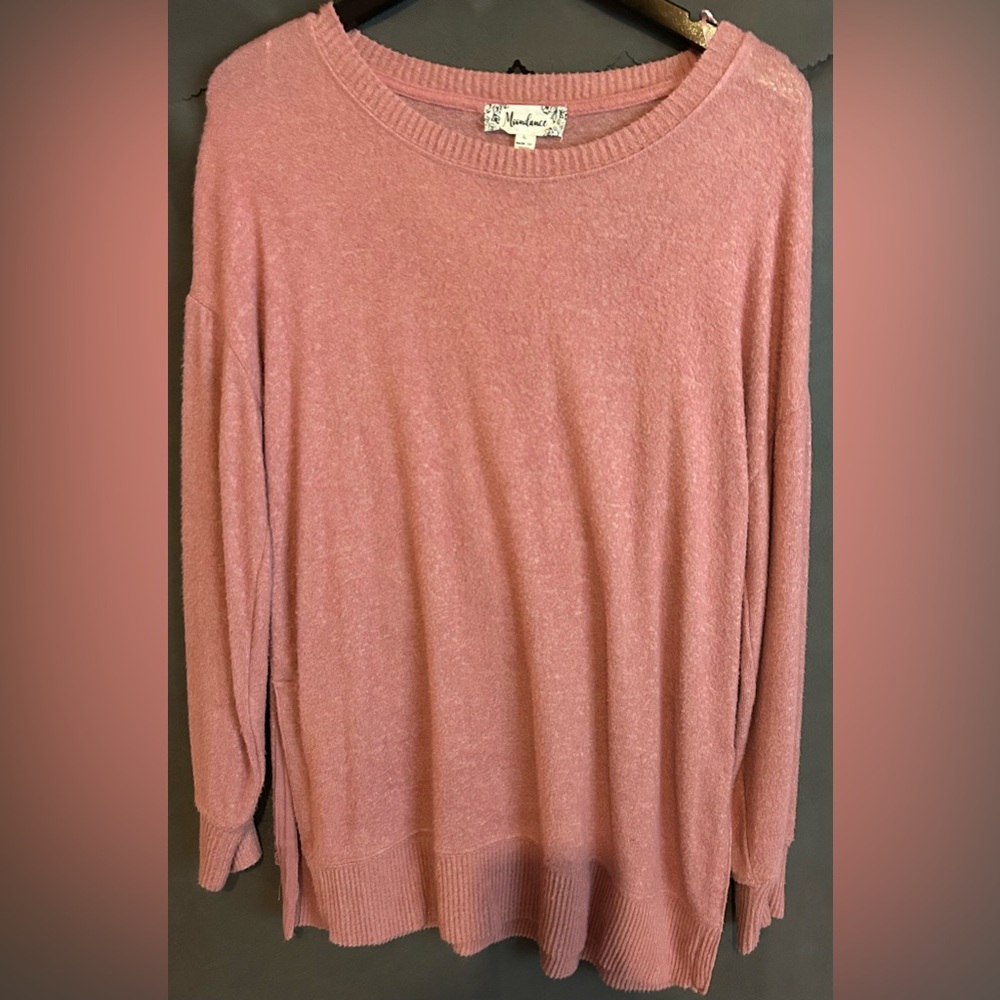 Pink Moondance lightweight soft long sleeve shirt.